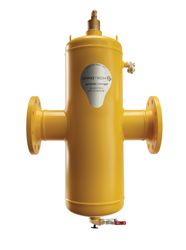 Lucht-/vuilafscheider, Spirotech SpiroCombi, DN50 flens, horizontaal, met magneet intern